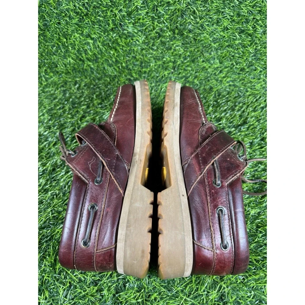 Eastland Boots Men's Size 10 Buckle Strap Chukka Lace Up Engineer Lug Sole Loafe